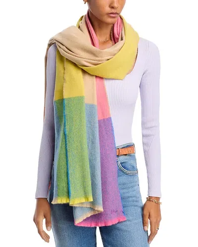 Echo Color Block Blanket Wrap In Multi