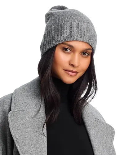 Echo Honeycomb Wool & Cashmere Beanie In Granite