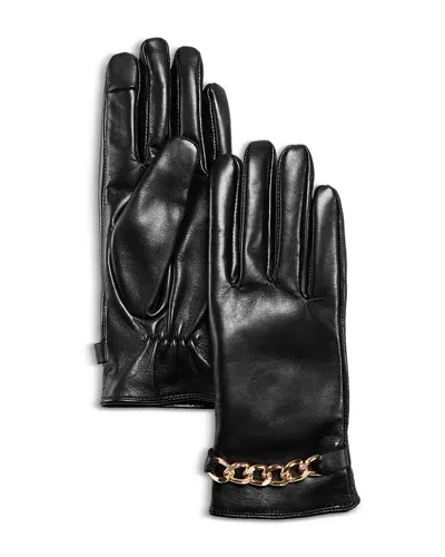 Echo Links Leather Gloves In Black