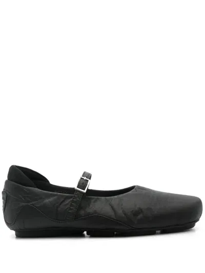 Eckhaus Latta Mary Jane Ballet Flats In 黑色