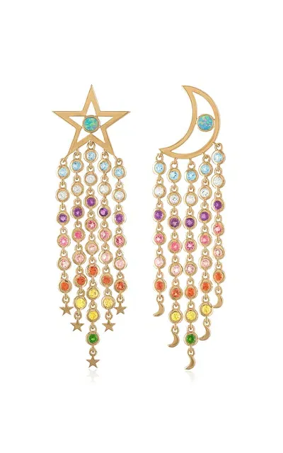 Eden Presley Supernova 14k Yellow Gold Multi-stone Earrings