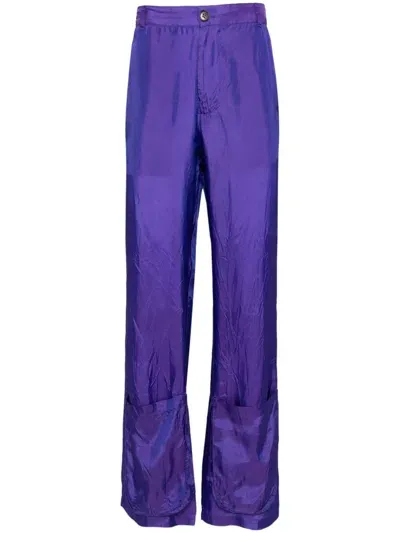 Edward Cuming Spooky Trousers In Purple