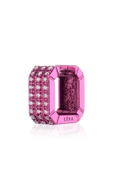 Eéra 18k White Gold Candy Earring In Fuchsia