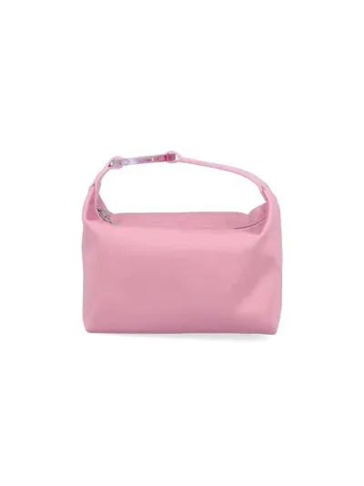 Eéra Nylon Moon Hand Bag In Baby Pink