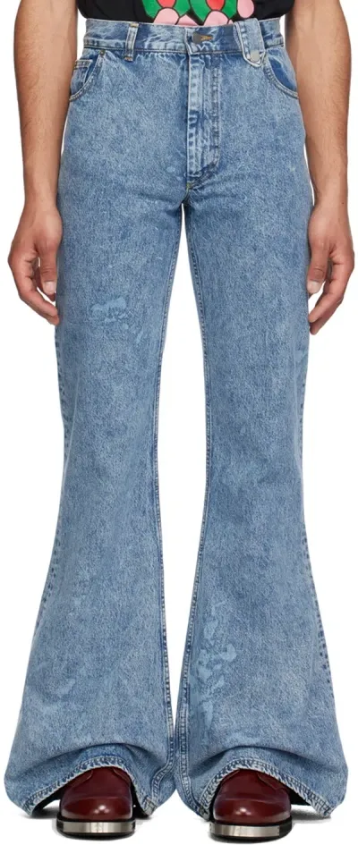 Egonlab Blue Wide Jeans