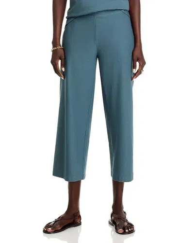 Eileen Fisher Cropped Pants In Euclyptus