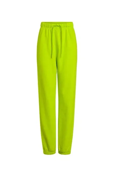 Electric Yoga French Terry Joggers In Lime Punch