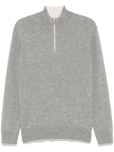 Eleventy Cashmere Sweater In Grey