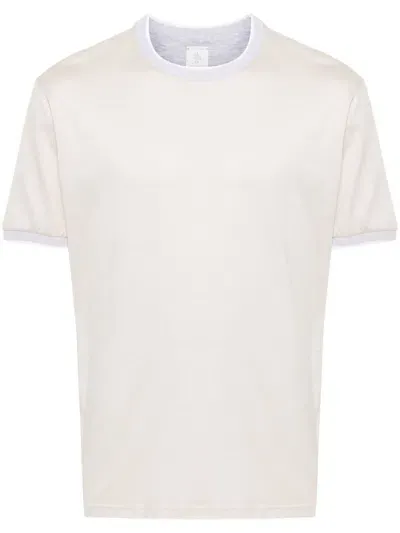 Eleventy Cotton T-shirt In Neutrals