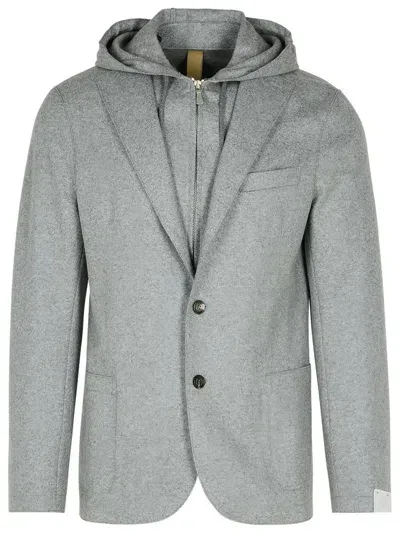 Eleventy Grey Wool Blend Blazer