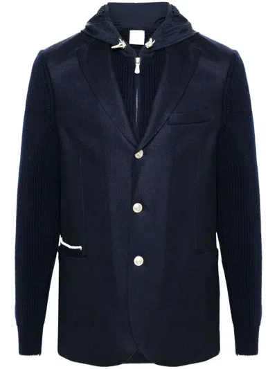 Eleventy Single-breasted Blazer In 蓝色