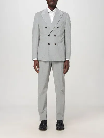 Eleventy Suit  Men Color Grey In Grau