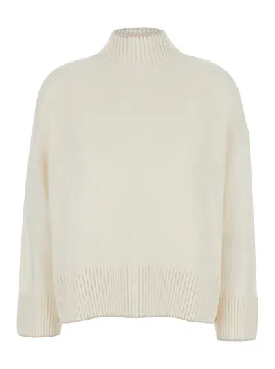 Eleventy White Wool Knitwear In Multicolor