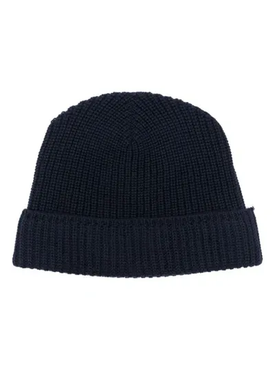 Eleventy Wool Beanie In Blue