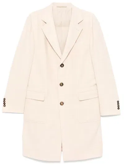 Eleventy Wool Coat In Neutrals