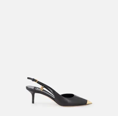 Elisabetta Franchi 60mm Leather Pumps In Black