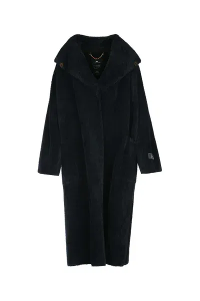 Elisabetta Franchi Coats In Black