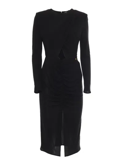 Elisabetta Franchi Dress In Black