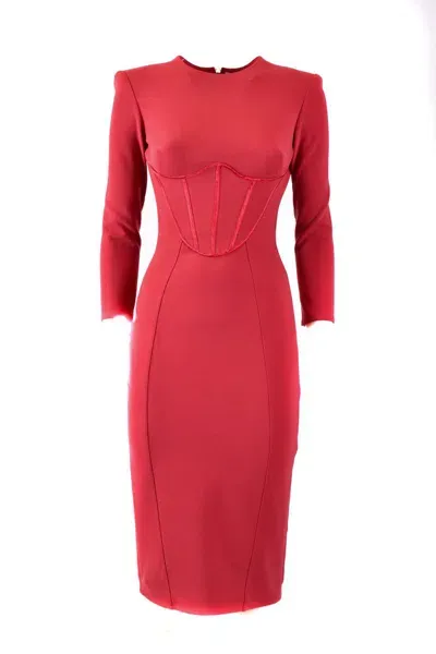 Elisabetta Franchi Dress In Red