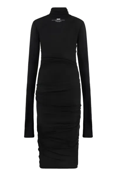 Elisabetta Franchi Jersey Dress In Black