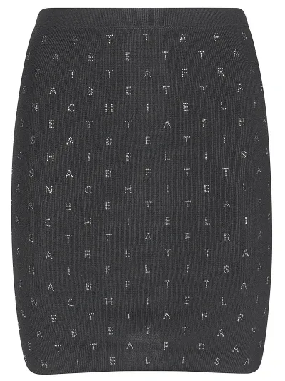 Elisabetta Franchi Mini Skirt In Black