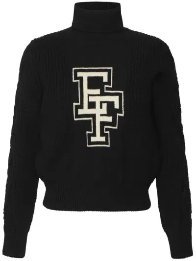 Elisabetta Franchi Roll-neck Wool Jumper In 685