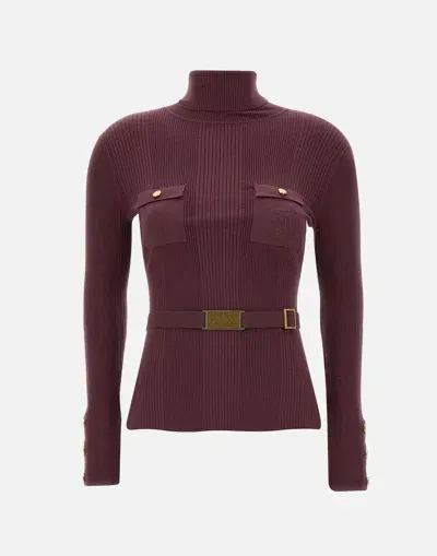 Elisabetta Franchi Sweaters In Red