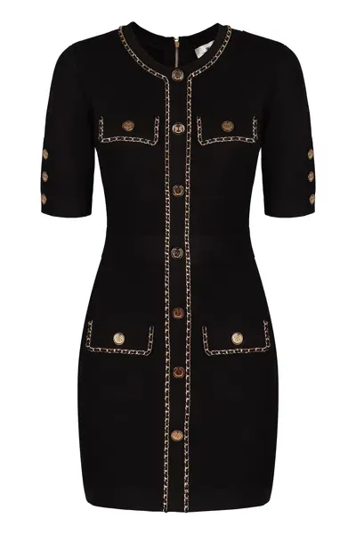 Elisabetta Franchi Viscose Dress In Black