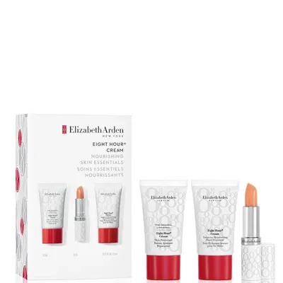 Elizabeth Arden Eight Hour Cream Nourishing Skin Essentials 3-piece Gift Set In White