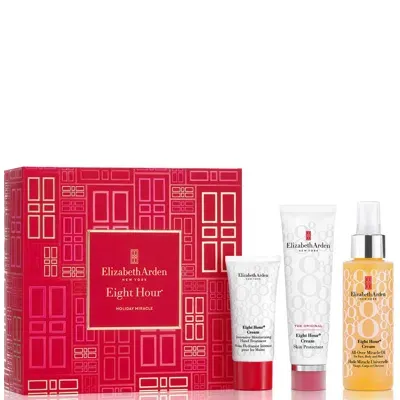 Elizabeth Arden Holiday Miracle Eight Hour 3-piece Gift Set In White