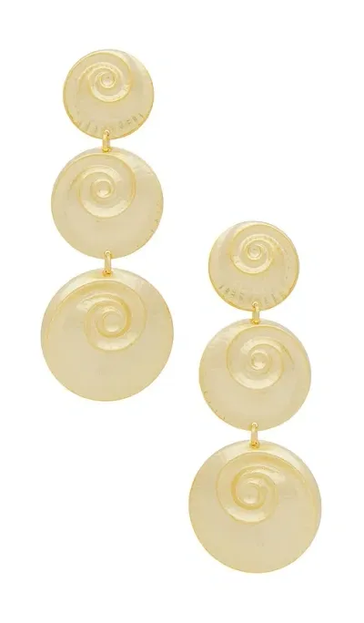 Elizabeth Cole Darcy Earrings In 金色