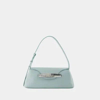 Elleme Eva Hobo Bag -  - Turquoise - Leather In Blue