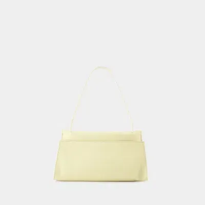 Elleme Long Papillon Hobo Bag -  - Vanilla - Leather In Yellow