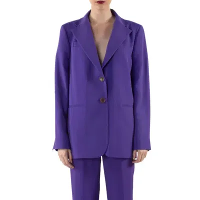 Elleme Soft Suit Jacket In Purple