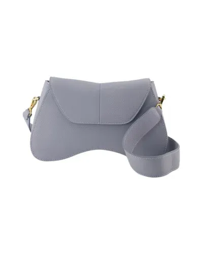 Elleme Foldover Space Hobo Bag In Grey