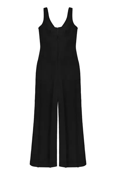 Ellery Wide-leg Pants Jumpsuit In Black