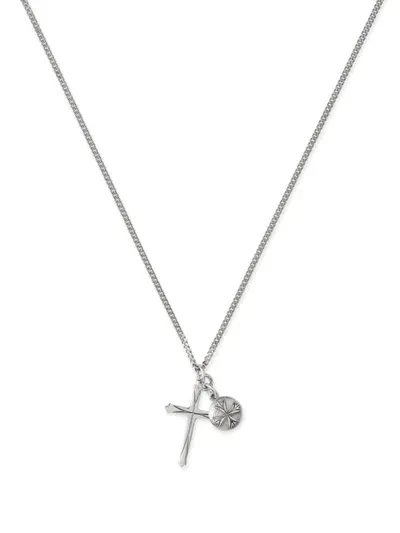 Emanuele Bicocchi Pendant Chain Necklace In 银色