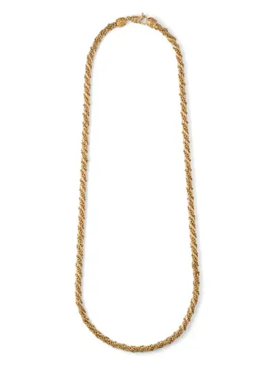 Emanuele Bicocchi Wrapped Rope Chain Necklace In 金色