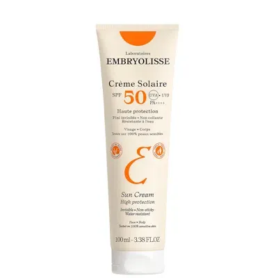 Embryolisse Sun Cream Spf 50 100ml In White