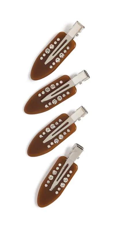 Emi Jay Popstar Clip Set Of 4 Tiramisu