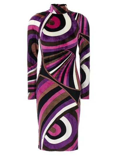 Emilio Pucci Iride Dresses In Multi