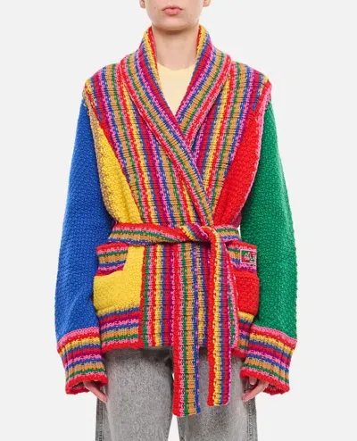 Emilio Pucci Wool Multicolor Cardigan