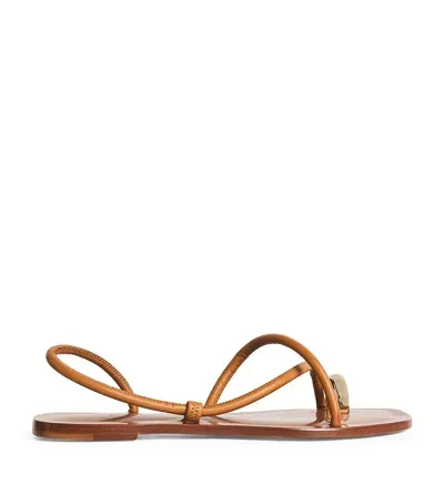 Emme Parsons Leather Laurie Sandals In Brown