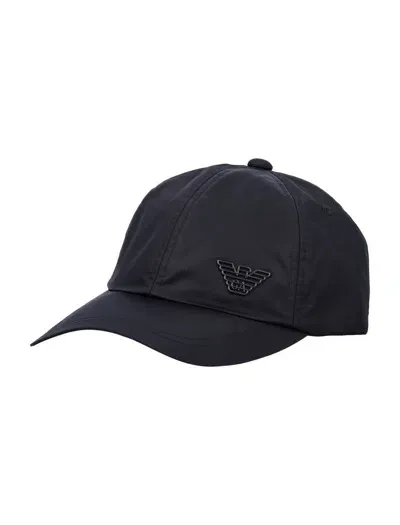 Emporio Armani Baseball Hat In Black