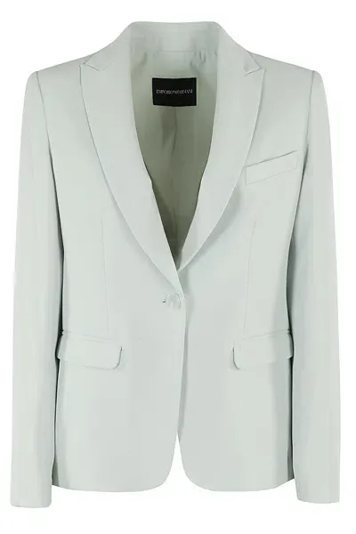 Emporio Armani Blazer In Green