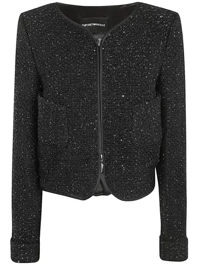 Emporio Armani Blazer In Black