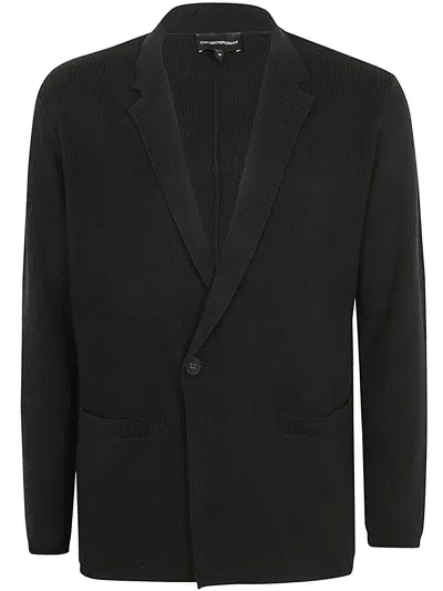 Emporio Armani Blazer In Black