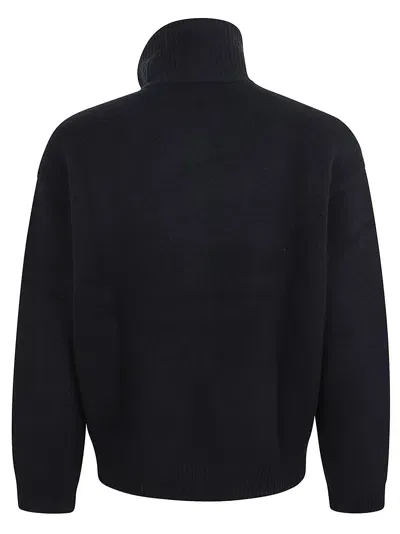 Emporio Armani Cardigan In Dark Blue