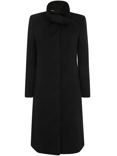 Emporio Armani Coat In Black