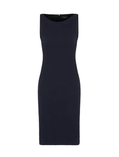 Emporio Armani Dresses In Fant.blu-nero